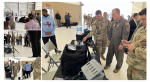 Figure 4 WiGL demonstrating the SWPG at Travis AFB for senior leaders. 